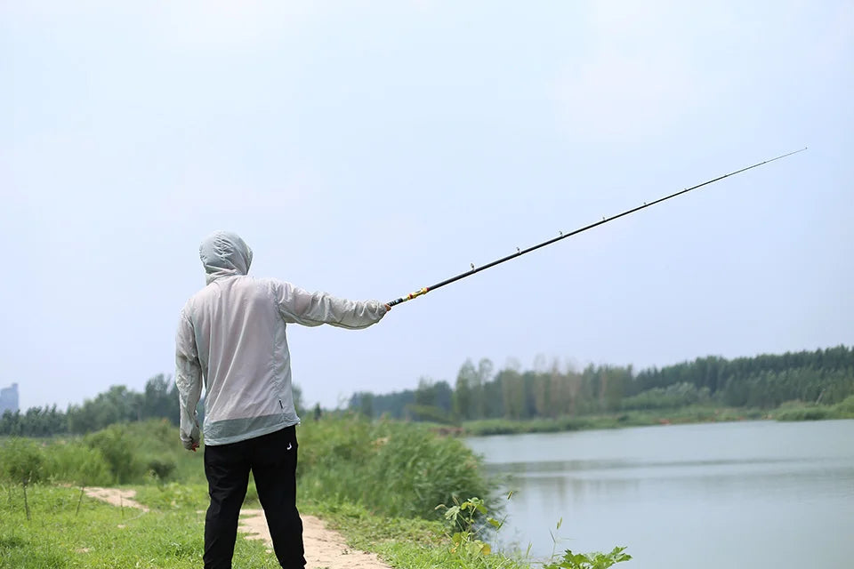 Yernea Carbon Fiber Telescopic Fishing Rod – 99% Carbon, 1.8-3.6M Spinning Sea Rod for Saltwater & Freshwater