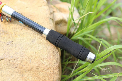 Yernea Carbon Fiber Telescopic Fishing Rod – 99% Carbon, 1.8-3.6M Spinning Sea Rod for Saltwater & Freshwater