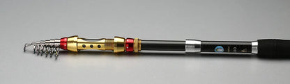 Yernea Carbon Fiber Telescopic Fishing Rod – 99% Carbon, 1.8-3.6M Spinning Sea Rod for Saltwater & Freshwater